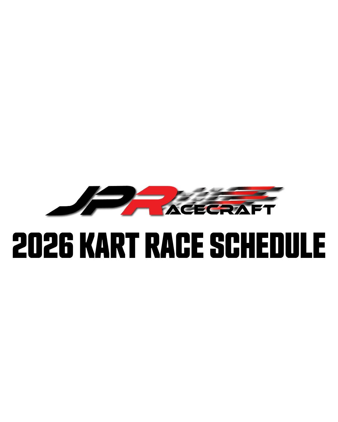 2026 Kart Race Schedule